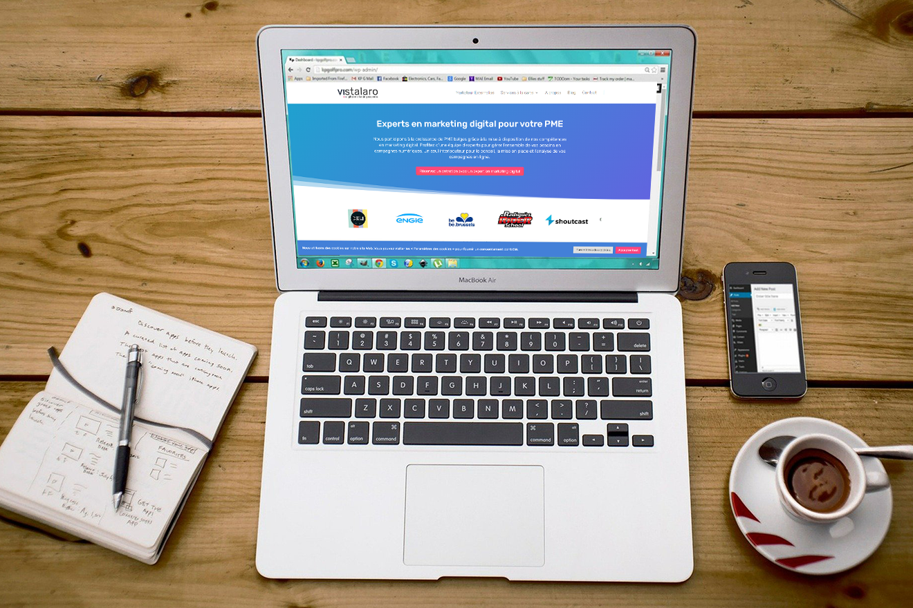 Site web Vistalaro Experts en marketing digital Site web